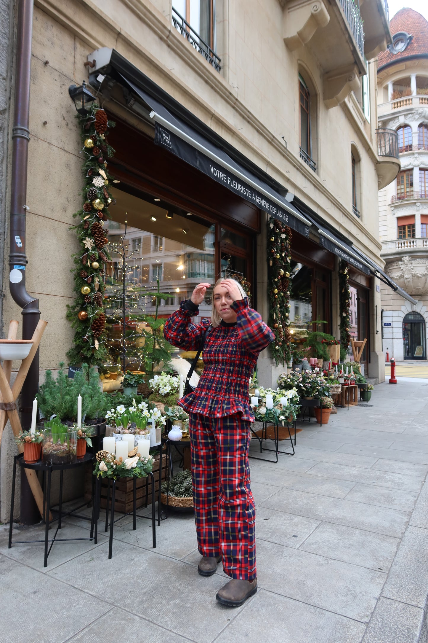 Set Paris rojo y azul