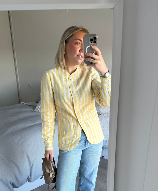 Chaqueta Saint Tropez amarilla raya
