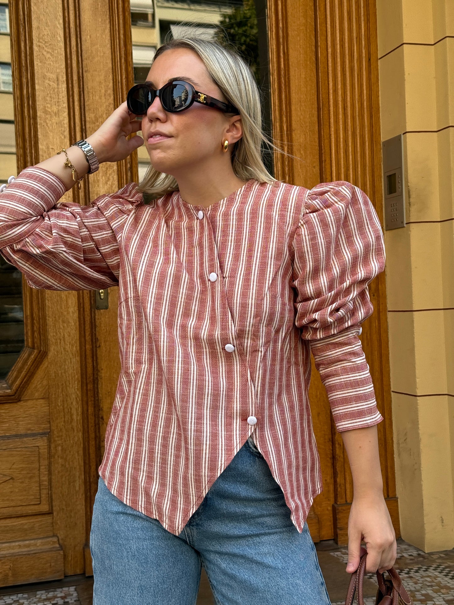 Blusa Lulú terracota