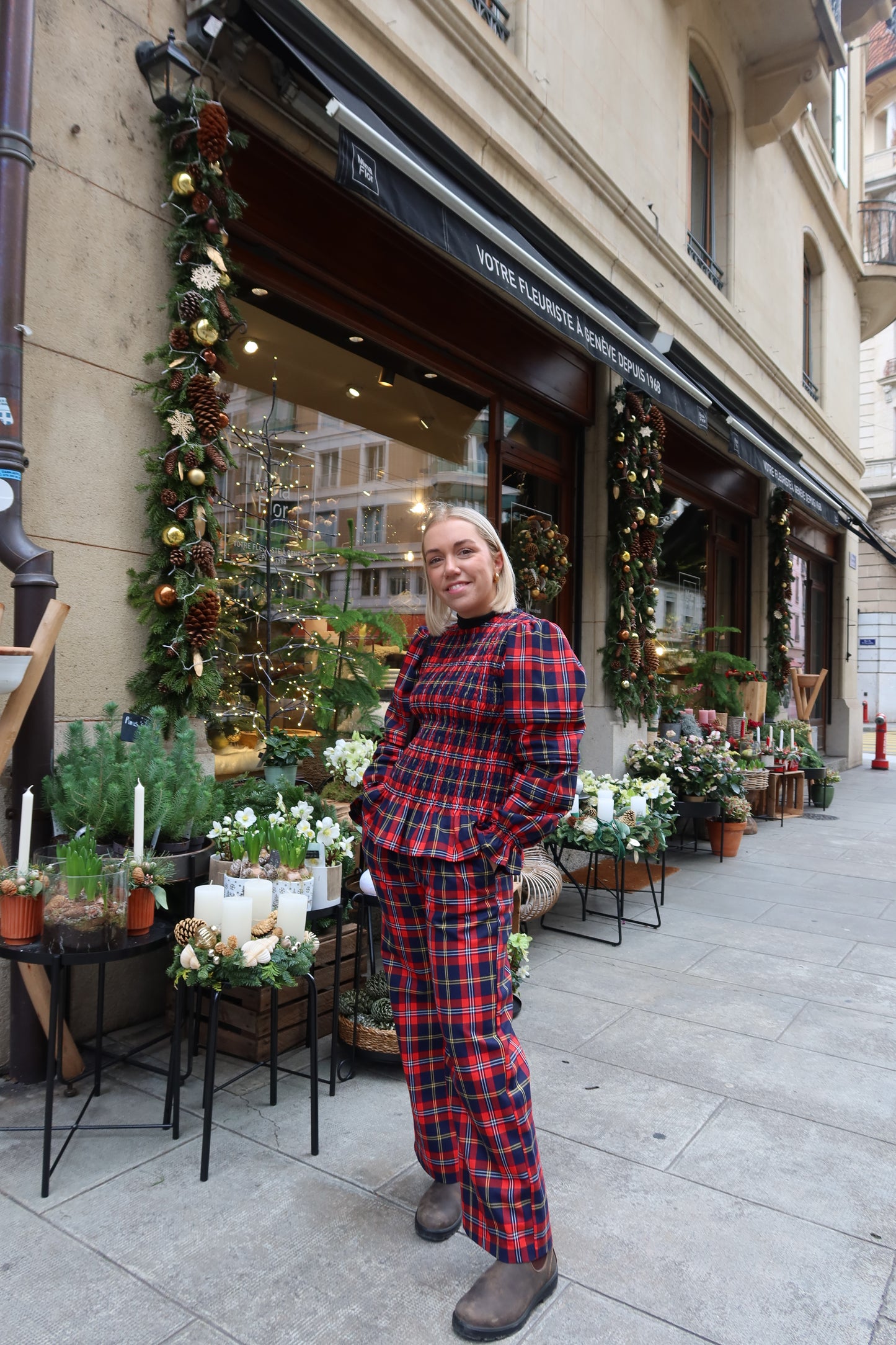 Set Paris rojo y azul