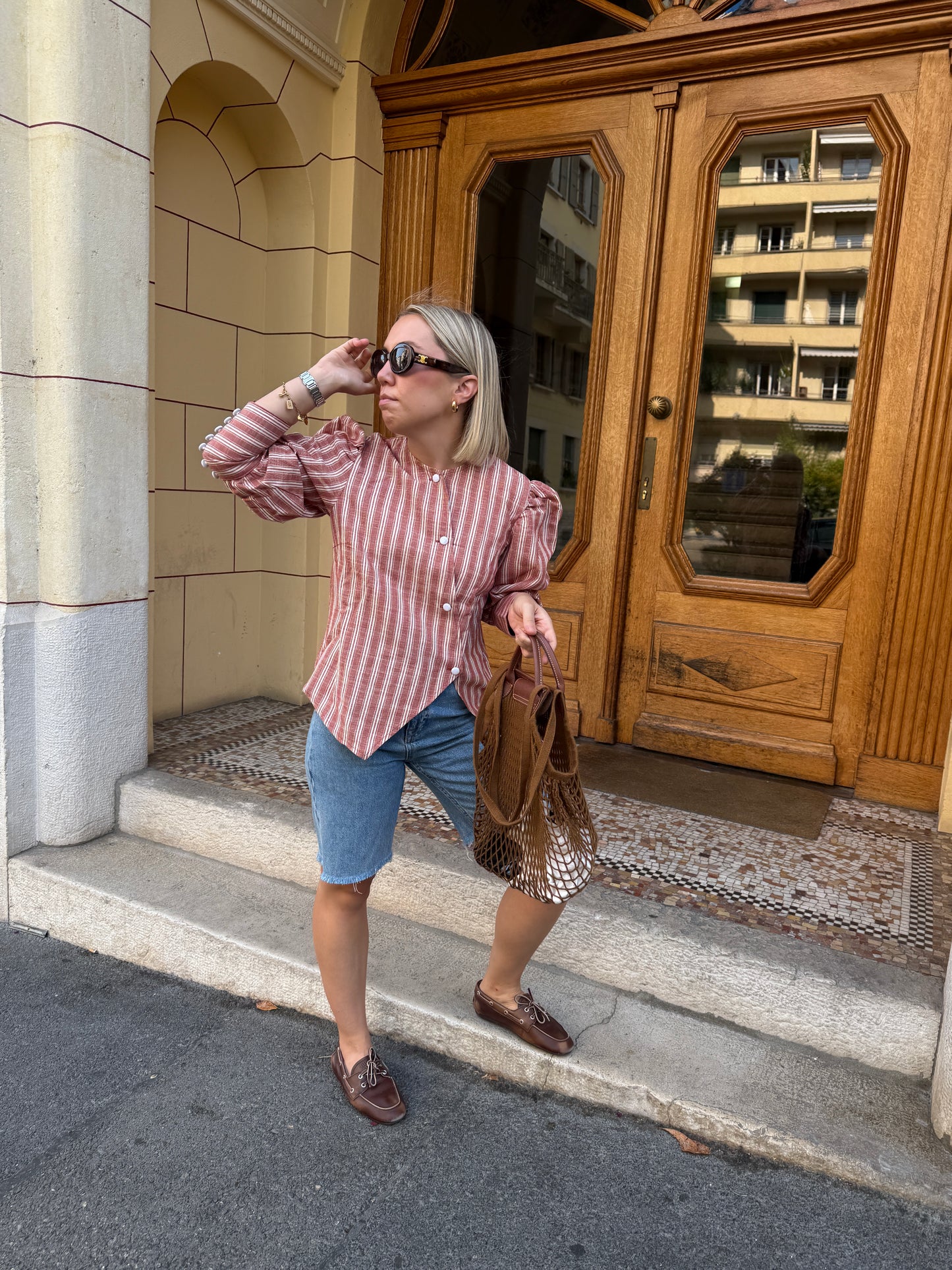 Blusa Lulú terracota