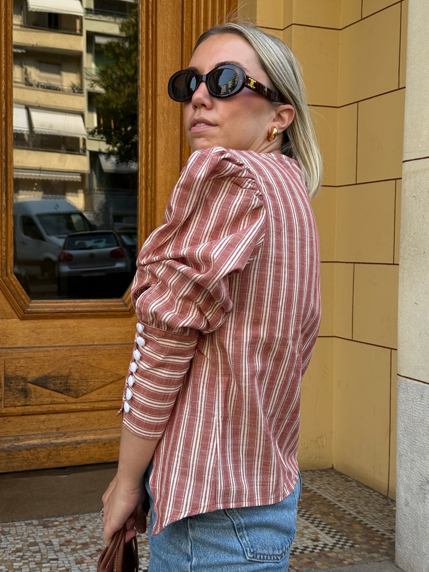 Blusa Lulú terracota